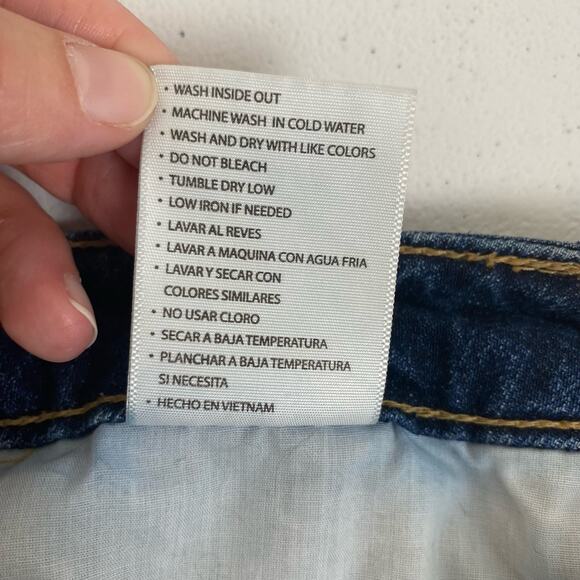 Kancan Sz 7 / 27 Ivanna Ultra High Rise Mom Shorts Denim Jean Cutoff Distressed - Picture 7 of 11